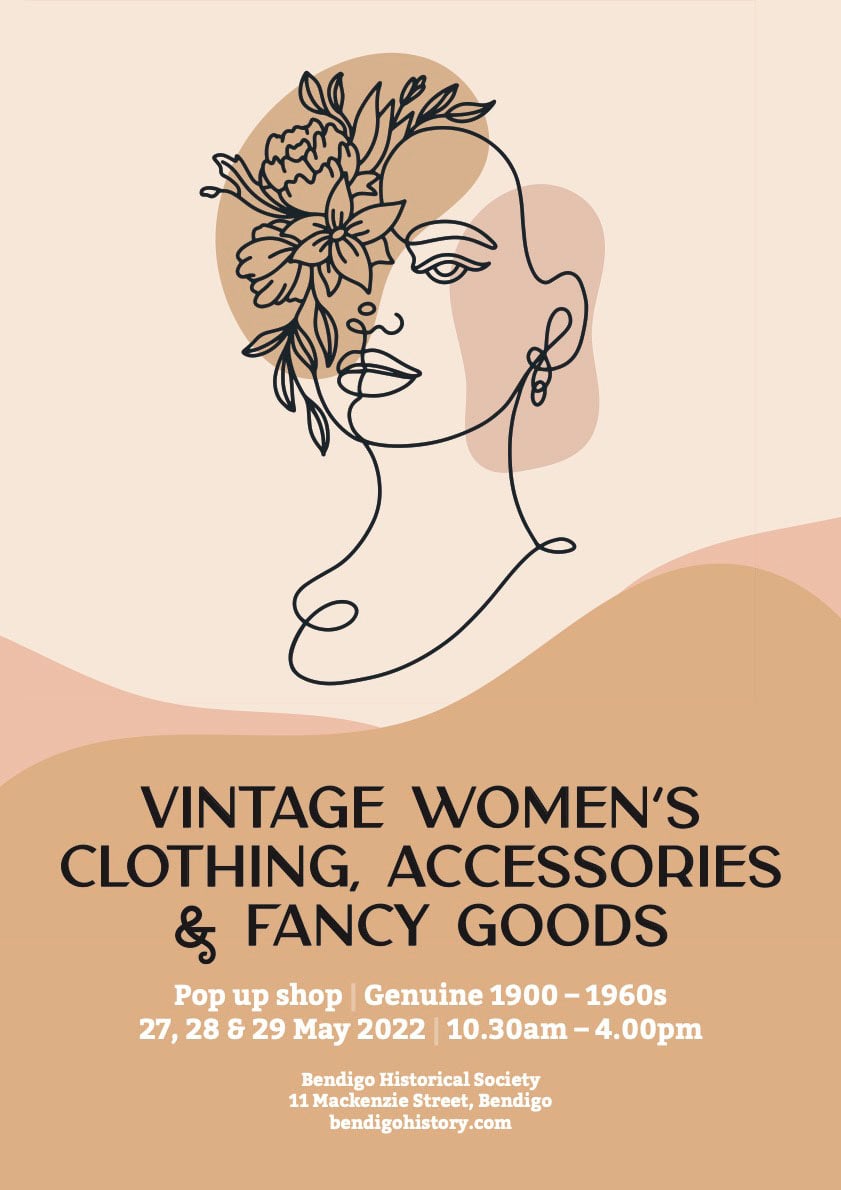 Pop Up Shop: Vintage women’s clothing, accessories & fancy goods